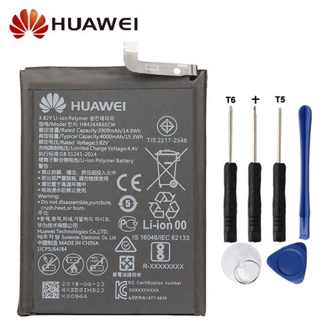 Original Replacement Battery Huawei HB436486ECW For Huawei Mate 10 Mate X ALP AL00 Mate10 Pro RS ...