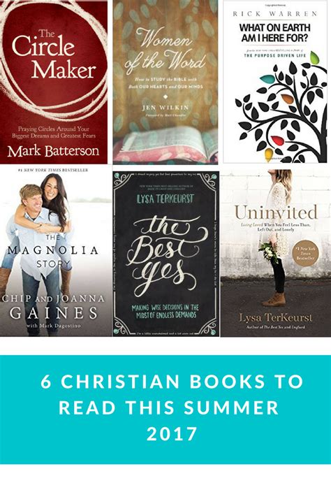 6 Christian Books To Read This Summer - 2017