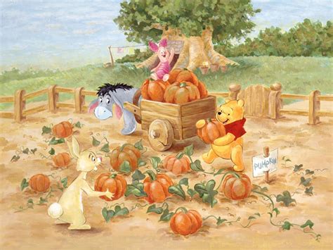 Winnie the Pooh Fall Wallpaper - WallpaperSafari