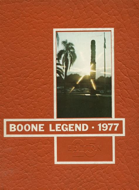 1977 yearbook from Boone High School from Orlando, Florida