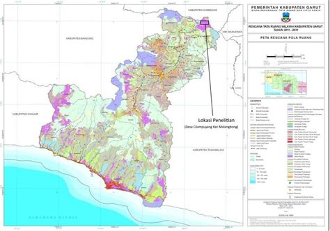 Gambar (Figure) 5. Peta rencana tata ruang wilayah Kabupaten Garut ...