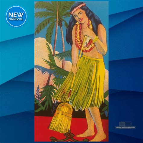 Sleek sellouts! 🤓. Order Antique Vintage Honolulu Broom Label - Aloha! 1930s - 1940s ~ at $6.99 ...