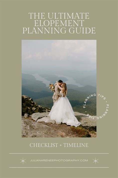 Best Elopement Planning Checklist | How to Plan an Elopement — Juliana Renee Photography