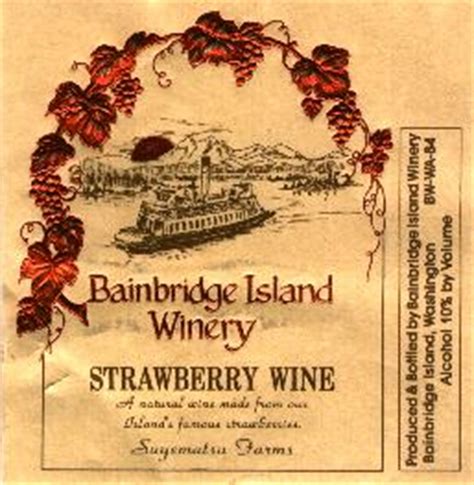 Bainbridge Island Vineyards and Winery -- MikeL's Guide to WA Wineries