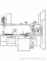 Disegni Da Colorare di Cucina  12 Design Gratuiti sketch template
