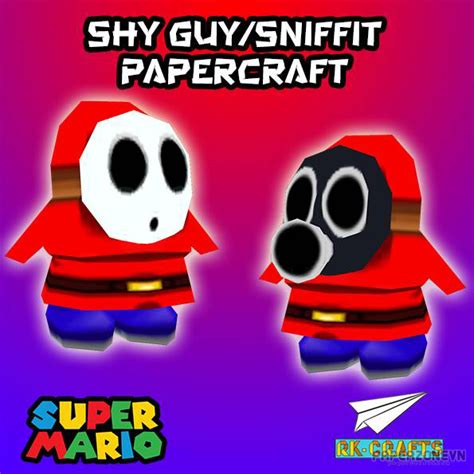 Game - Super Mario Snifit & Shy Guy | Paperzone VN