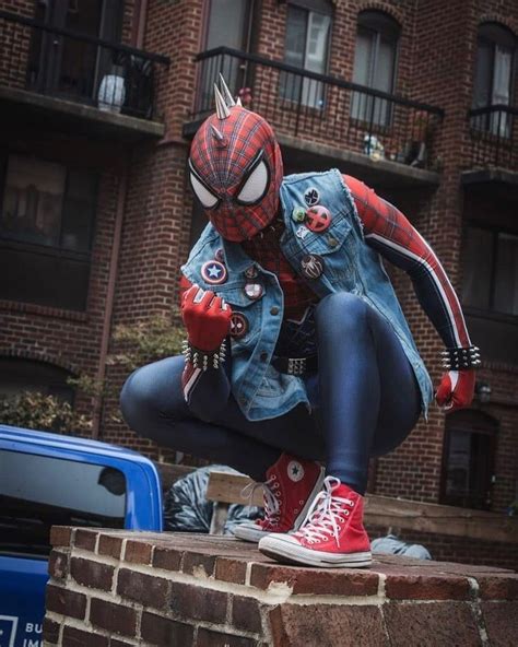 Spiderpunk cosplay | Cosplay, Spiderman, Spiderman ps4