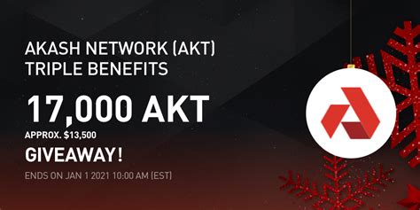 Akash Network (AKT) Triple Benefits - 17,000 AKT in Prizes! – BitMart