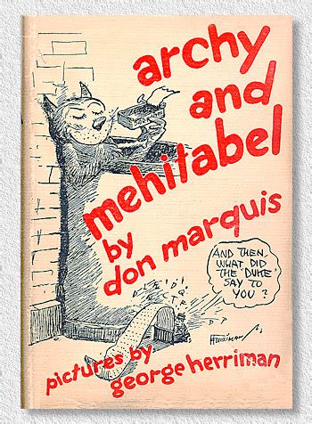 Archy and Mehitabel by Don Marquis