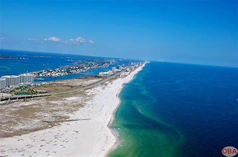 View of Perdido Key, Florida from Alabama Point East