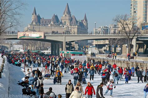 Skaters, Rideau Canal, Winterlude | During winter, the Ridea… | Flickr