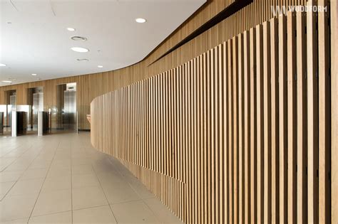 Garema Court | Curved walls, Timber battens, Interior design photos