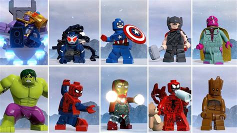 LEGO Marvel Super Heroes 2 - Animation of all characters - YouTube