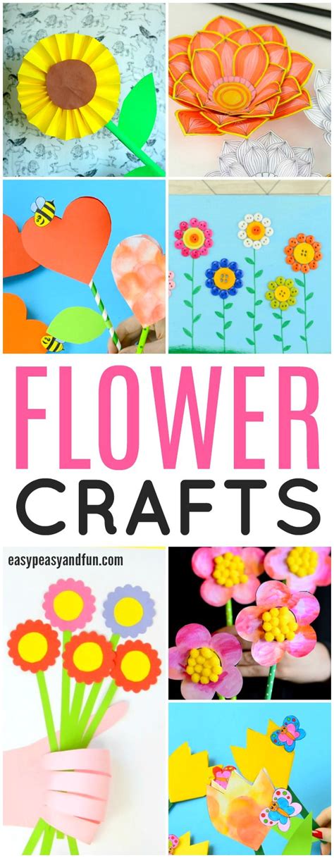 25+ Wonderful Flower Crafts Ideas for Kids and Parents to Make - Easy ...