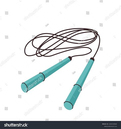 Jump Rope Vector Illustration Isolated On Stock Vector (Royalty Free) 2202129565 | Shutterstock