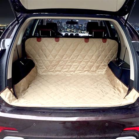 Dual use soft SUV dog Car Trunk Mat pet dog car Seat Cover Pet Barrier ...