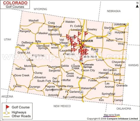 Colorado Golf Courses Map, List of Golf Courses in Colorado