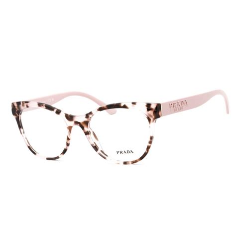 Prada 0pr 05wv Eyeglasses Pink Havana/clear Demo Lens in Brown | Lyst