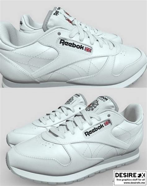 Desire FX 3d models | ReeBok Classic White Leather – 3D Model