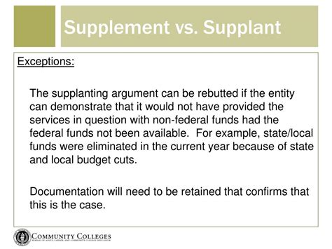 PPT - Time & Effort Reporting and Supplement versus Supplant PowerPoint Presentation - ID:2616414