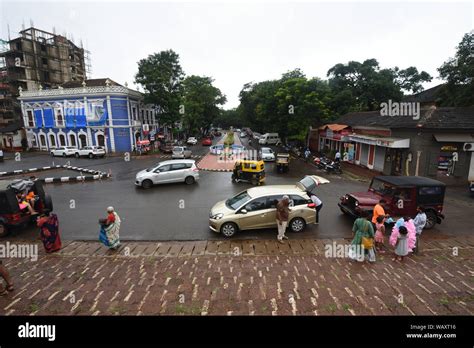 Our Lady of the Immaculate Conception Church area. Panaji, Goa, India ...