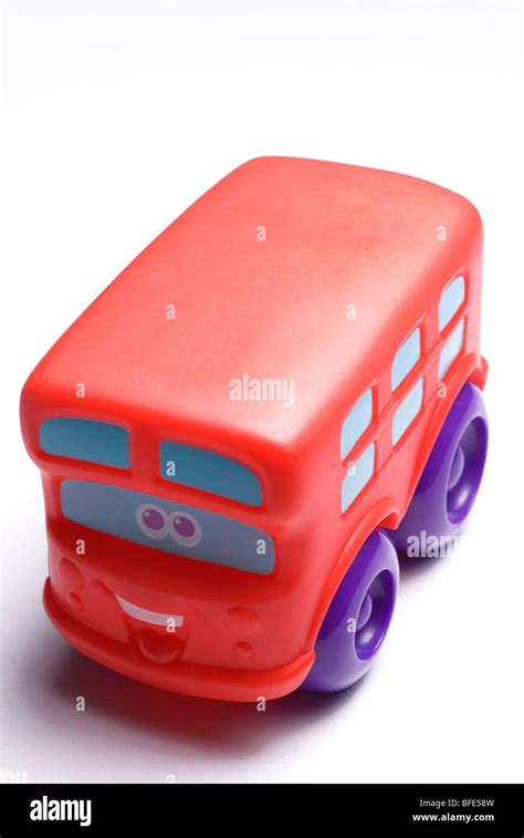 Red Bus Toy White Background Cut Out High Resolution Stock Photography ...