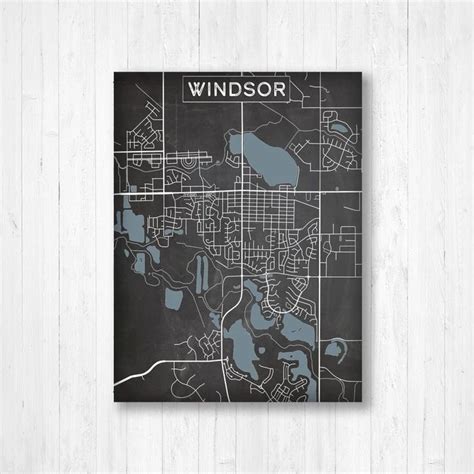 Windsor Colorado Charcoal Street Map | Windsor colorado, Street map, Colorado map