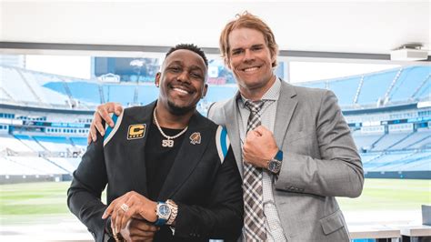 Behind the scenes photos of Thomas Davis, Greg Olsen retirement event