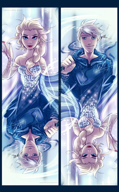 Frozen:ROTG: Elsa and Jack Frost by DarkLitria on DeviantArt