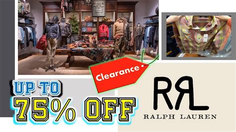 UP TO 75% OFF RRL @ Polo Ralph Lauren Factory Outlet Shopping Spree ...