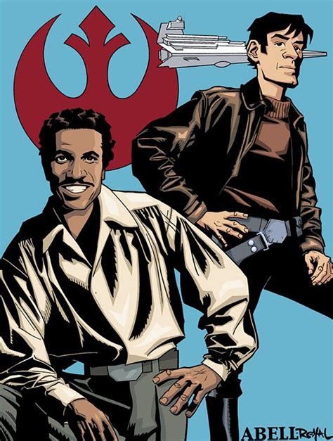 Lando Calrissian with Wedge Antilles | Rogue squadron, Star wars art ...