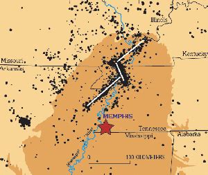 Illinois Earthquake Fault Line Map