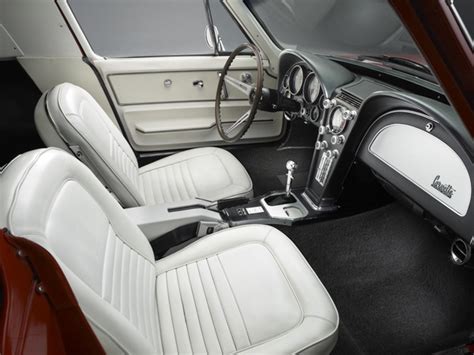 This is one gorgeous 1967 Stingray Corvette with a white interior. Don ...