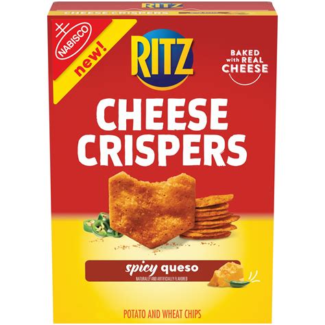 RITZ Cheese Crispers Spicy Queso Baked Chips, 7 oz - Walmart.com