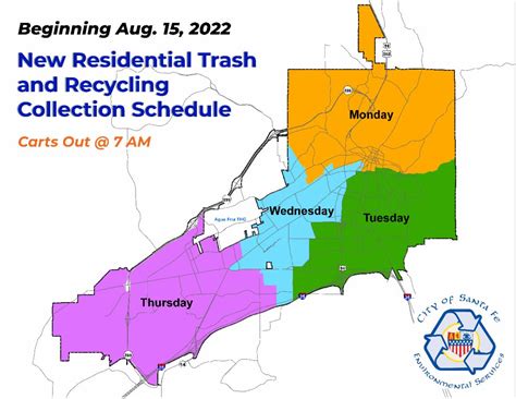 Reminder: AUGUST 15 - New Schedule for Residential Trash, Recycling ...