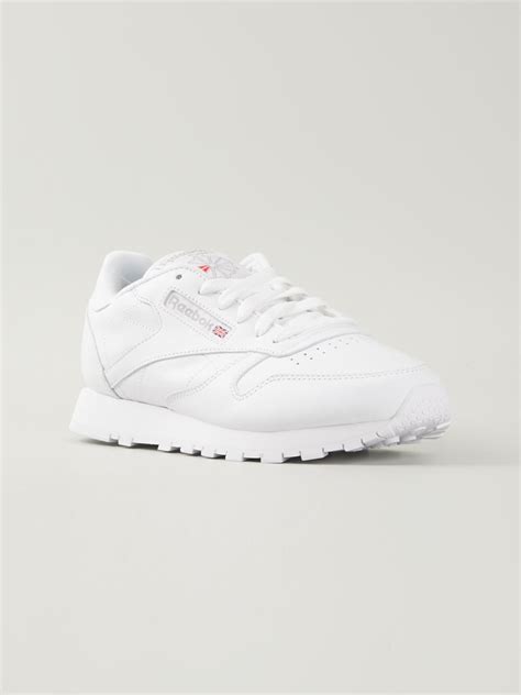 Reebok Classic Leather Sneakers in White | Lyst