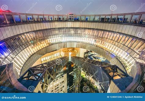 Floating Garden Observatory of Umeda Sky Building at Night Stock Photo - Image of glass, area ...