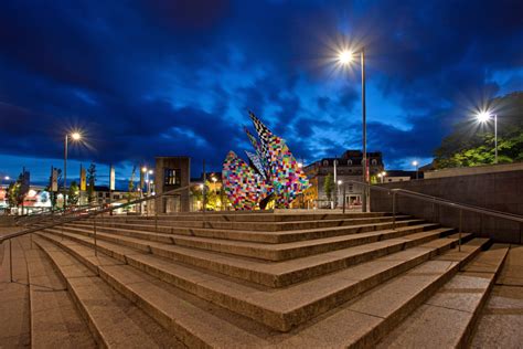 The Fountain at Eyre Square, Galway City, Ireland - Kelvin Gillmor Photography