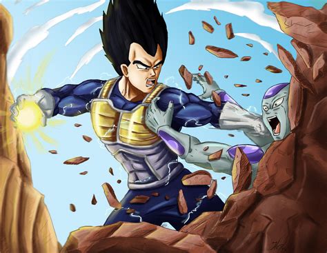 Vegeta vs Frieza by Amenoosa on DeviantArt