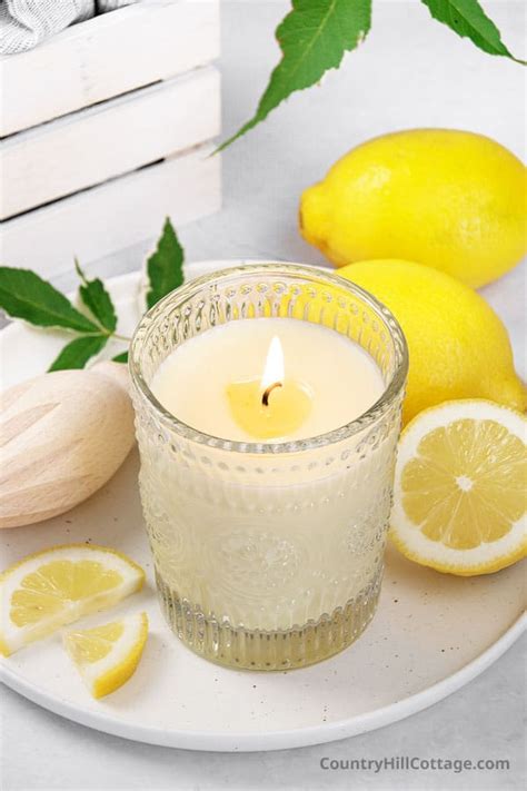 Lemon Candle DIY {Lemon Scented Candles Recipe}