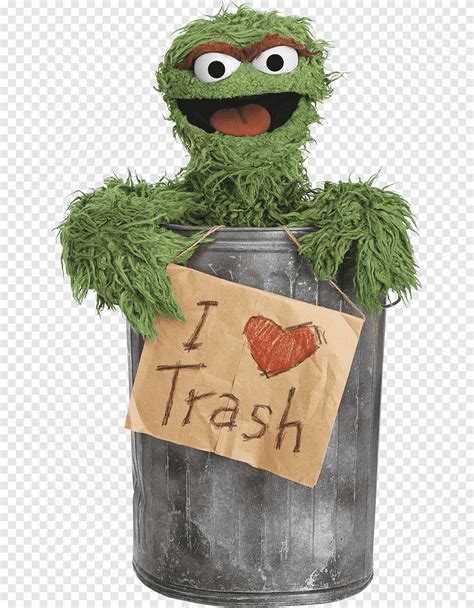 Oscar the Grouch Big Bird I Love Trash Grouches The Muppets, oscar ...