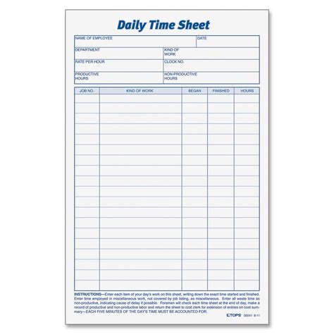 Daily Task Sheet For Employee – planner template free