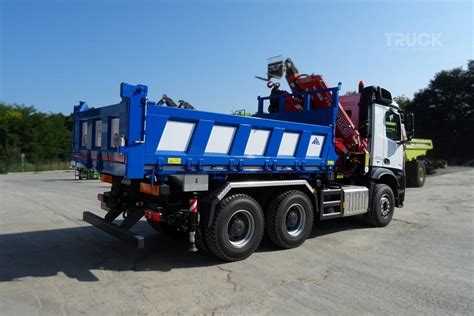 Mercedes Benz AROCS 3348 Brick Carrier & Grab Loader Truck Gebrauchter by TBSI