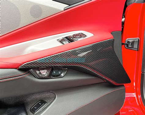 2020 - 24 C8 Corvette Carbon Fiber Door Pillar Panel Covers | Next-Gen Carbon - Next-Gen Speed