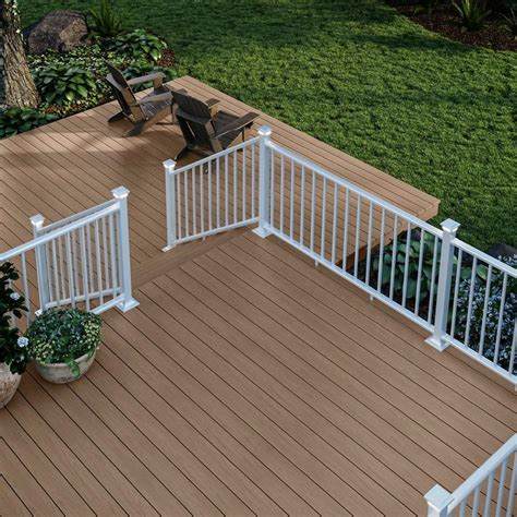 Deckorators (Assembled: 8-ft x 3-ft) Classic Aluminum Textured White ...