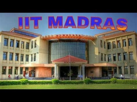 IIT Madras Campus ||Full Campus View ||Year of Establishment 1959||Tamil Nadu State - YouTube