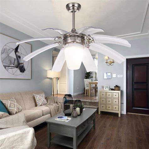 Opus Ceiling Fan with LED Light ( Transparent 8 Blade ) - LED Lights BD