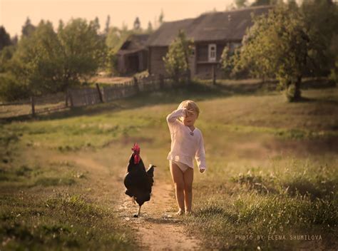 Россиянка создает потрясающие фотографии своих детей с животными в ...