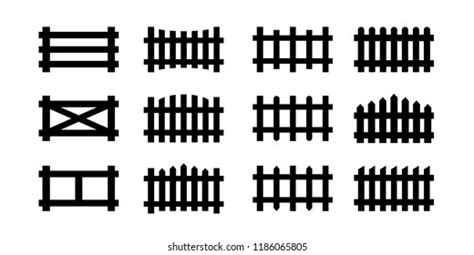 7,243 Picket Fence Silhouette Images, Stock Photos & Vectors | Shutterstock