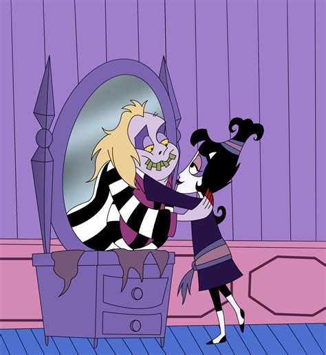 __in_the_mirror___by_ponchoandpinstripes-d4r605x.jpg 2,471×2,698 pixels | Beetlejuice fan art ...